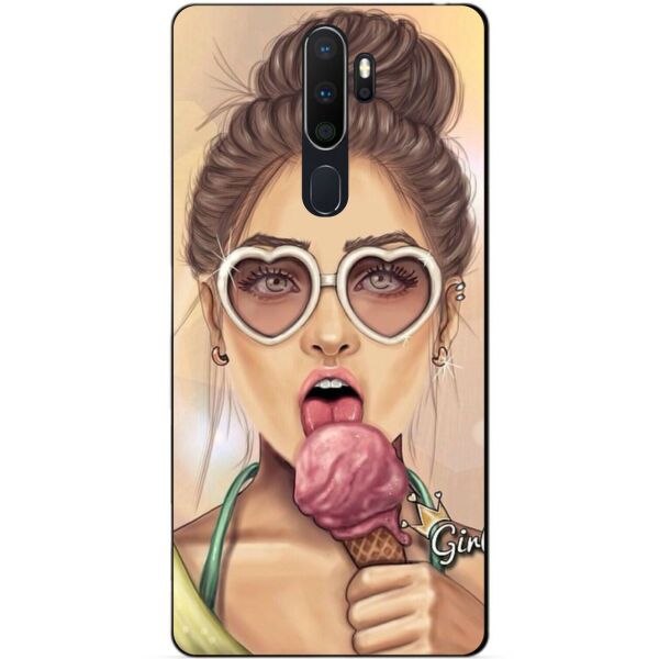 

Силиконовый бампер чехол Candy для Oppo A5 2020 с рисунком Мороженое