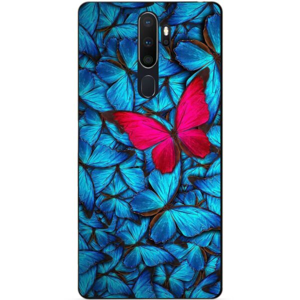 

Силиконовый бампер чехол Candy для Oppo A5 2020 с рисунком Мотыльки