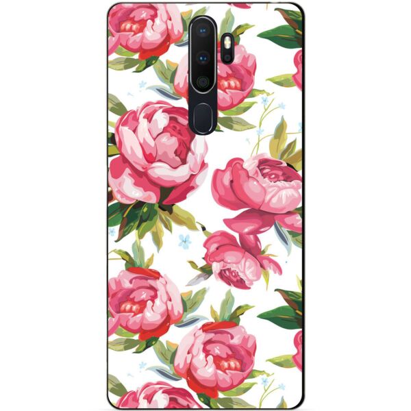 

Силиконовый бампер чехол Candy для Oppo A5 2020 с рисунком Пионы