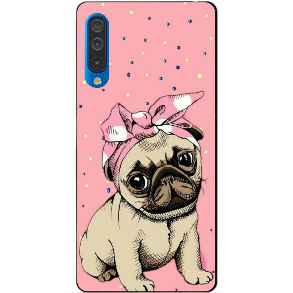 

Бампер силиконовый чехол Candy для Xiaomi Mi A3 с рисунком Мопс в косынке