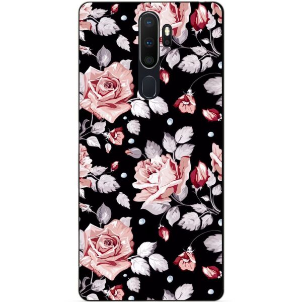 

Силиконовый бампер чехол Candy для Oppo A5 2020 с рисунком Розы