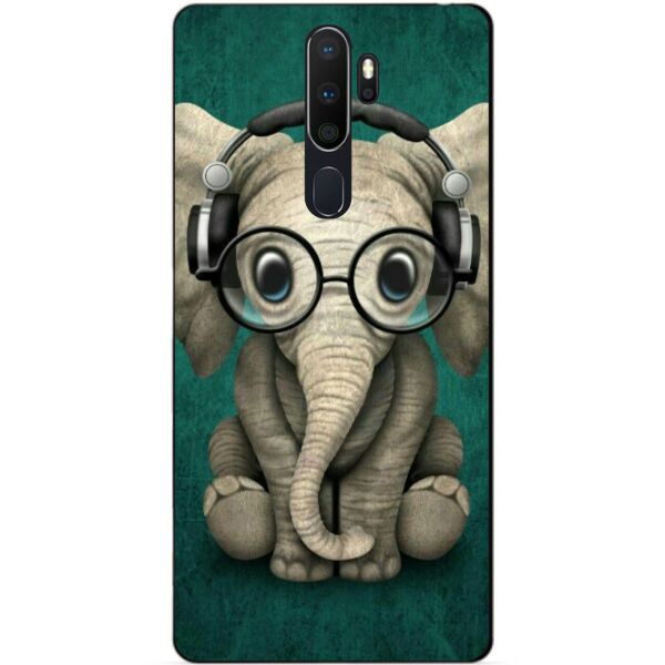 

Силиконовый бампер чехол Candy для Oppo A5 2020 с рисунком Слоник