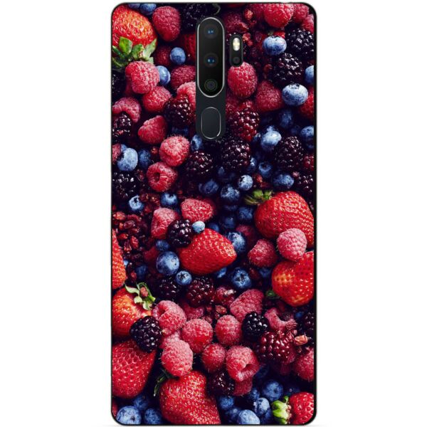 

Силиконовый бампер чехол Candy для Oppo A5 2020 с рисунком Ягоды