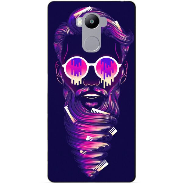 

Бампер силиконовый чехол Candy для Xiaomi Redmi 4 Redmi 4 Prime с рисунком Бородач