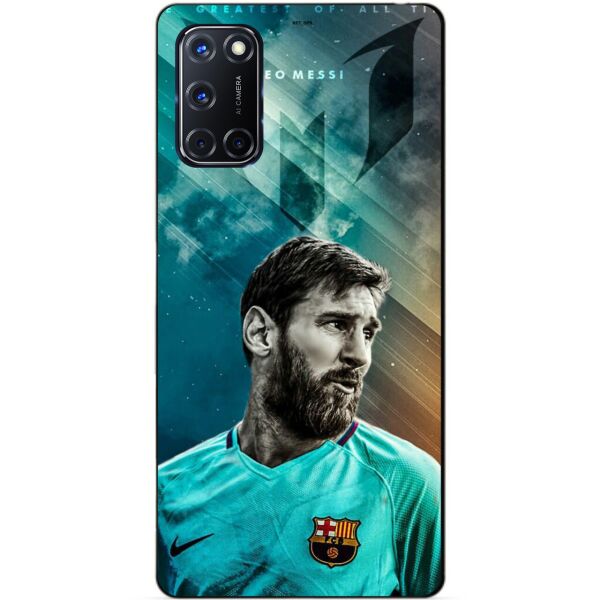 

Силиконовый бампер чехол Candy для Oppo A52 с рисунком Messi