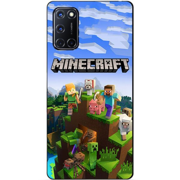 

Силиконовый бампер чехол Candy для Oppo A52 с рисунком Minecraft