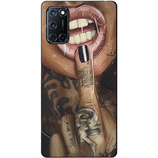 

Силиконовый бампер чехол Candy для Oppo A52 с рисунком Swag