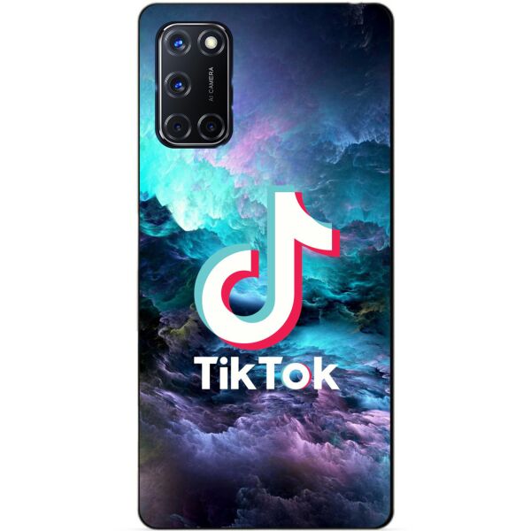 

Силиконовый бампер чехол Candy для Oppo A52 с рисунком Tik Tok
