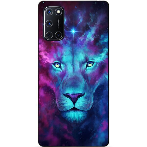 

Силиконовый бампер чехол Candy для Oppo A52 с рисунком Космический лев