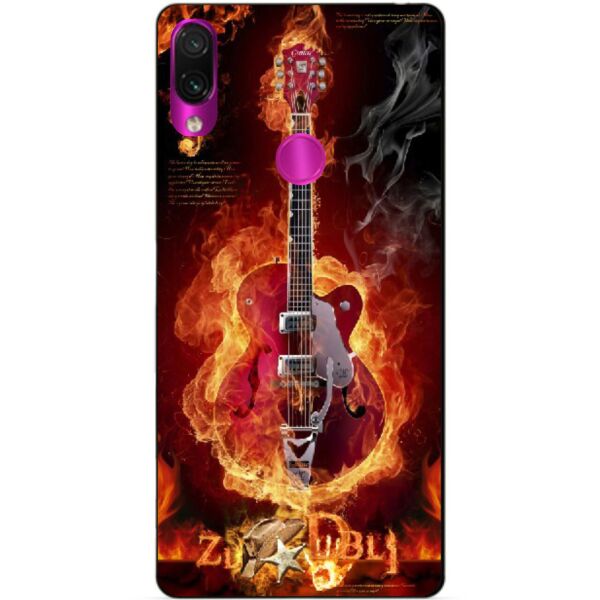 

Бампер силиконовый чехол Candy для Xiaomi Redmi 7 Гитара