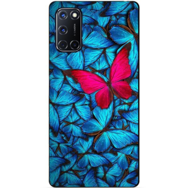 

Силиконовый бампер чехол Candy для Oppo A52 с рисунком Мотыльки