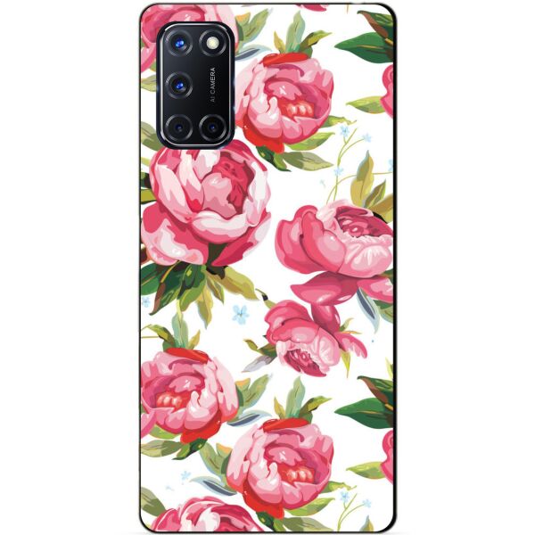 

Силиконовый бампер чехол Candy для Oppo A52 с рисунком Пионы
