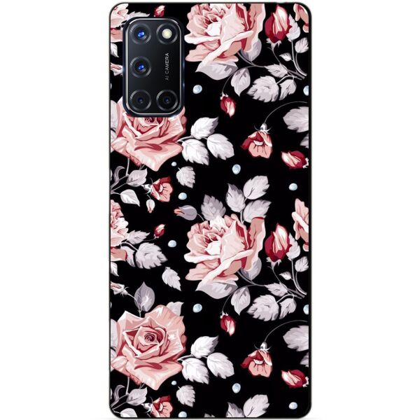 

Силиконовый бампер чехол Candy для Oppo A52 с рисунком Розы
