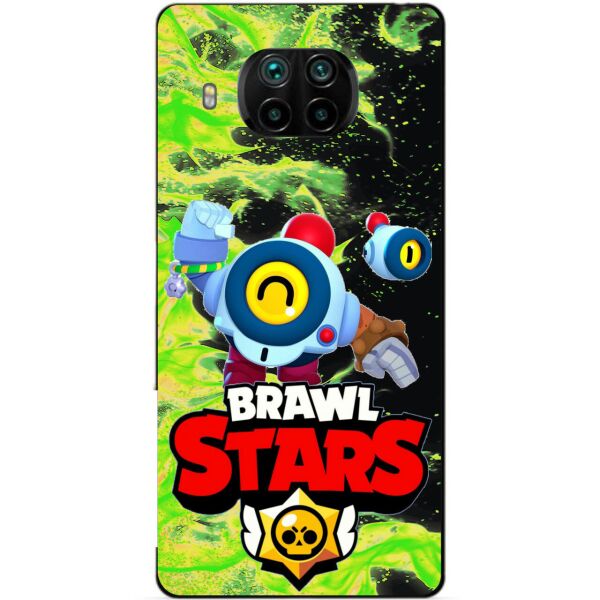 

Силиконовый бампер чехол Candy для Xiaomi Mi 10t Lite с Героем Бравл Старс Нани