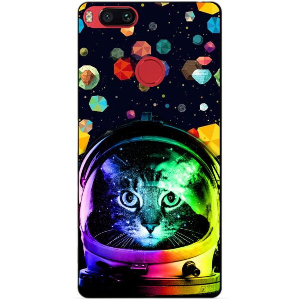 

Силиконовый чехол Candy для Xiaomi Mi A1 Кот космонавт