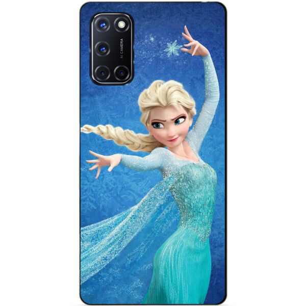 

Силиконовый бампер чехол Candy для Oppo A52 с рисунком Эльза
