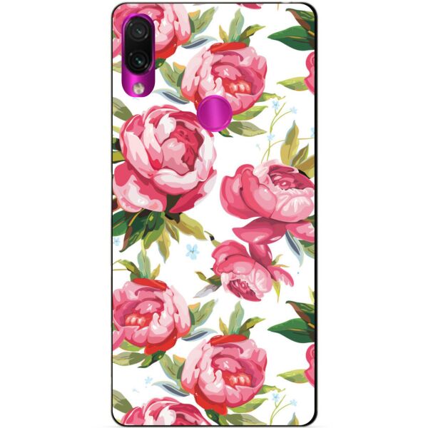 

Бампер силиконовый чехол Candy для Xiaomi Redmi 7 Пионы