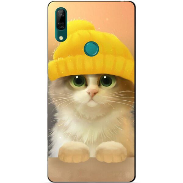 

Чехол силиконовый Candy для Huawei P Smart Z с рисунком Котик в шапке