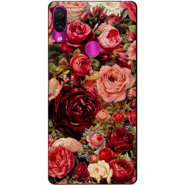 

Бампер силиконовый чехол Candy для Xiaomi Redmi 7 Розы
