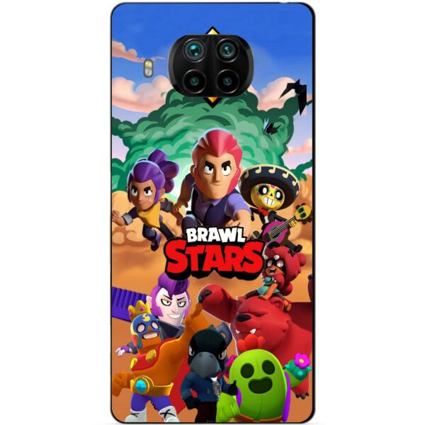 

Силиконовый бампер чехол Candy для Xiaomi Mi 10t Lite с рисунком Brawl Stars