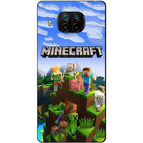 

Силиконовый бампер чехол Candy для Xiaomi Mi 10t Lite с рисунком Minecraft