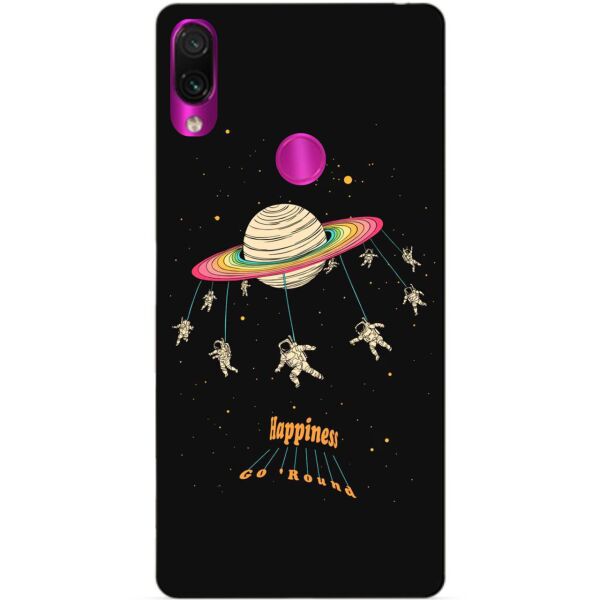 

Бампер силиконовый чехол Candy для Xiaomi Redmi 7 с рисунком Карусель