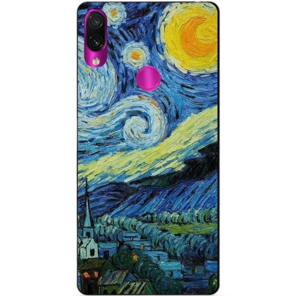 

Бампер силиконовый чехол Candy для Xiaomi Redmi 7 с рисунком Лунная Ночь