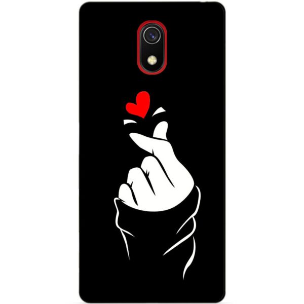 

Бампер силиконовый чехол Candy для Xiaomi Redmi 8a с рисунком Знак Любви