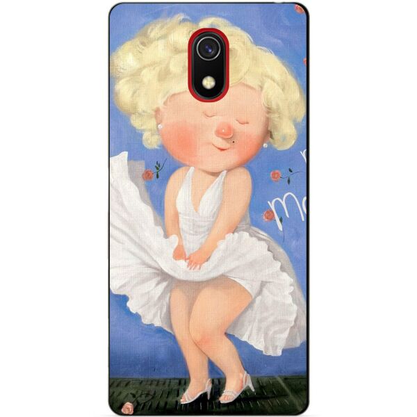 

Бампер силиконовый чехол Candy для Xiaomi Redmi 8a с рисунком Монро Гапчинская