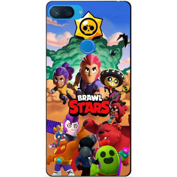 

Силиконовый бампер чехол Candy для Xiaomi Mi 8 Lite с рисунком Brawl Stars