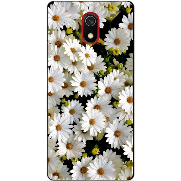 

Бампер силиконовый чехол Candy для Xiaomi Redmi 8a с рисунком Ромашки