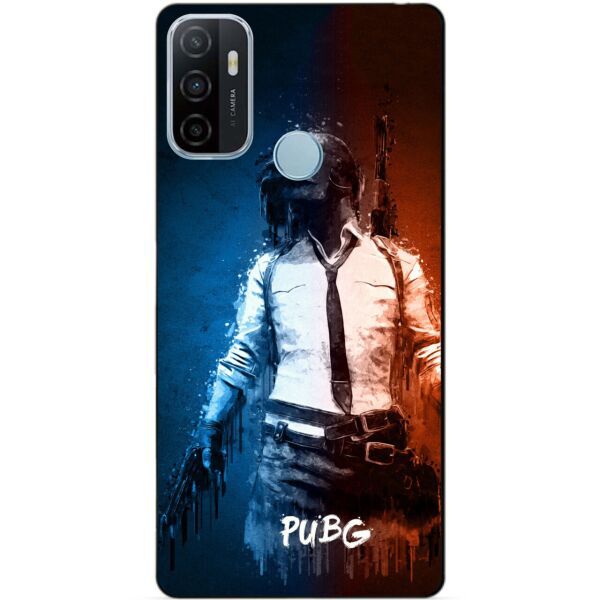 

Силиконовый бампер чехол Candy для Oppo A53 с рисунком PUBG
