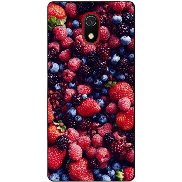 

Бампер силиконовый чехол Candy для Xiaomi Redmi 8a с рисунком Ягоды