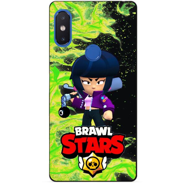 

Силиконовый бампер чехол Candy для Xiaomi Mi 8 с героем Бравл Старс Биби