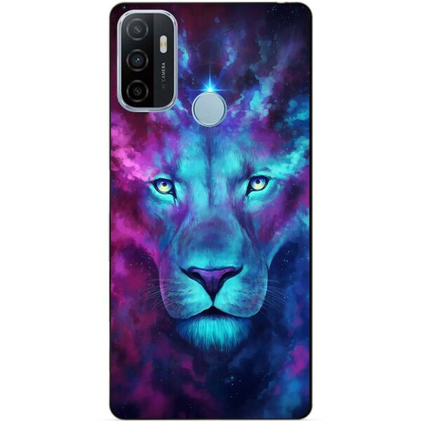 

Силиконовый бампер чехол Candy для Oppo A53 с рисунком Космический Лев