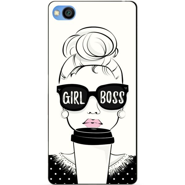 

Бампер силиконовый чехол Candy для Xiaomi Redmi Go с рисунком Girl Boss