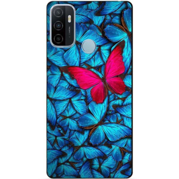 

Силиконовый бампер чехол Candy для Oppo A53 с рисунком Мотыльки