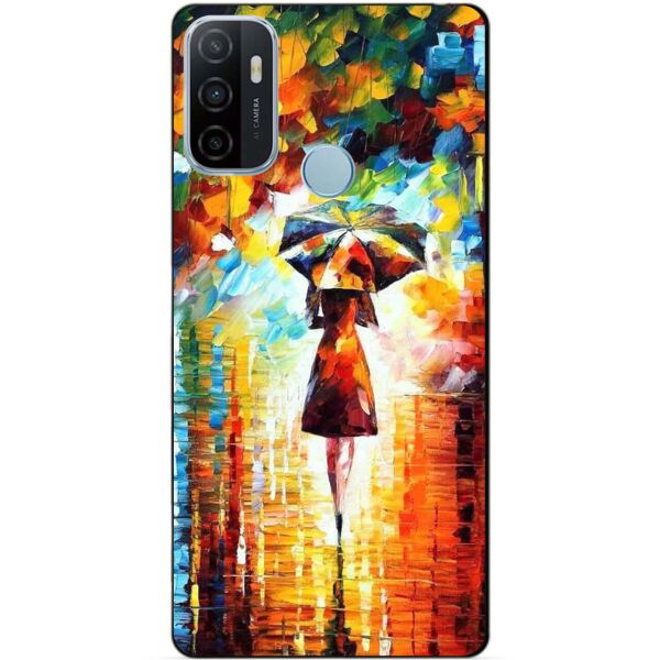 

Силиконовый бампер чехол Candy для Oppo A53 с рисунком Прогулка
