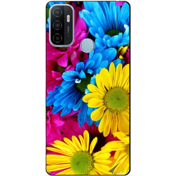 

Силиконовый бампер чехол Candy для Oppo A53 с рисунком Хризантемы