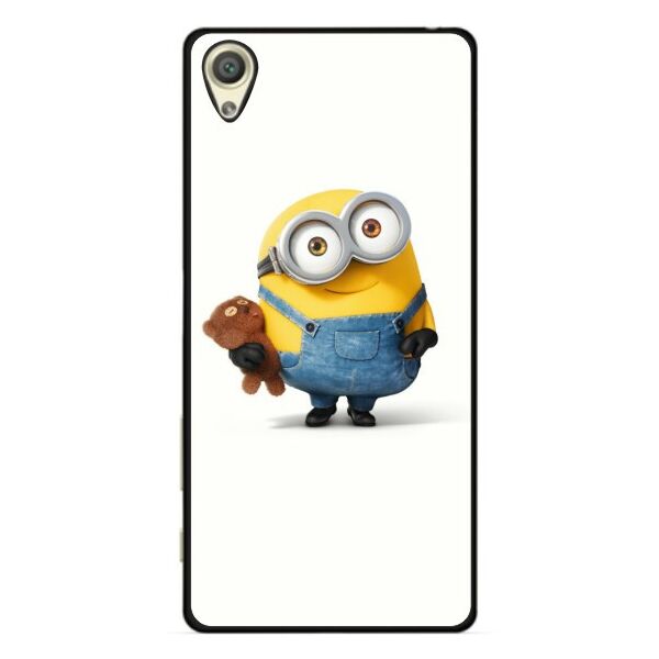 

Силиконовый бампер чехол Candy для Sony Xperia Z L36h C6603 с рисунком Миньон Боб