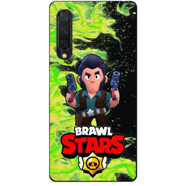 

Силиконовый бампер чехол Candy для Xiaomi Mi 9 Lite с Героем Бравл Старс Кольт