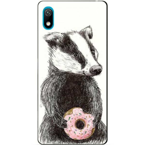 

Чехол силиконовый Candy для Huawei Y5 2019 с рисунком Барсук