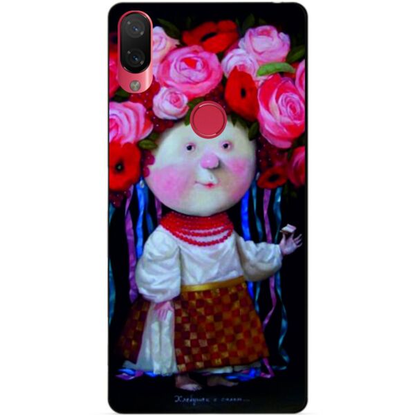 

Силиконовый чехол Candy для Xiaomi Mi Play с рисунком Гапчинская Украиночка