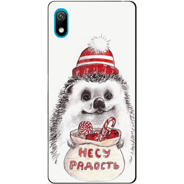 

Чехол силиконовый Candy для Huawei Y5 2019 с рисунком Ежик