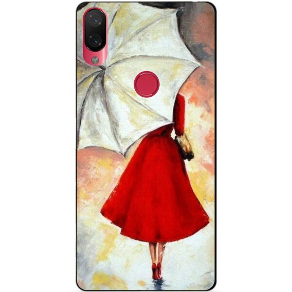 

Силиконовый чехол Candy для Xiaomi Mi Play с рисунком Зонт