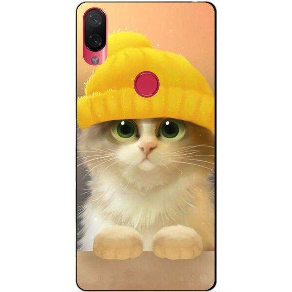 

Силиконовый чехол Candy для Xiaomi Mi Play с рисунком Котик в шапке