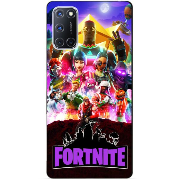 

Силиконовый бампер чехол Candy для Oppo A72 с рисунком Fortnite