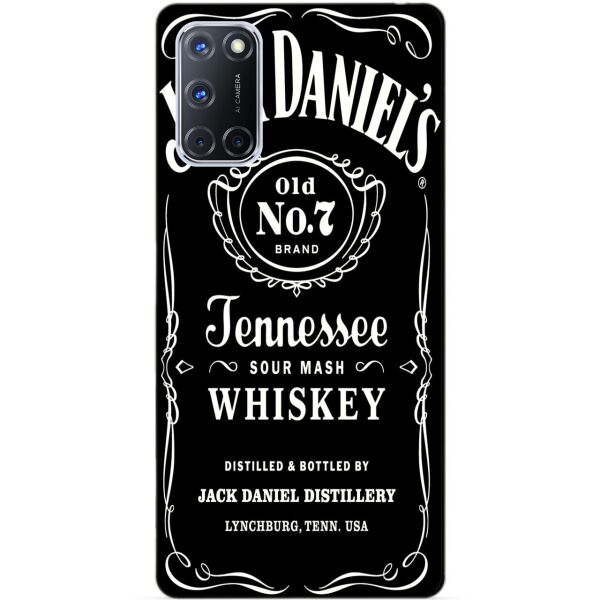 

Силиконовый бампер чехол Candy для Oppo A72 с рисунком Jack Daniels