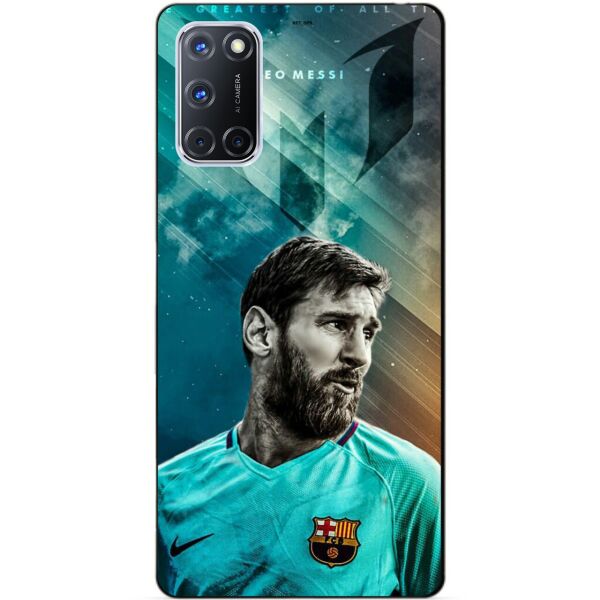 

Силиконовый бампер чехол Candy для Oppo A72 с рисунком Messi