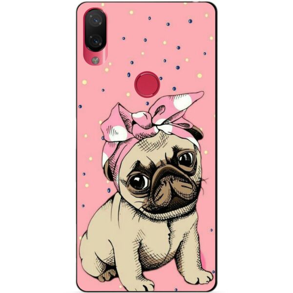 

Силиконовый чехол Candy для Xiaomi Mi Play с рисунком Мопс